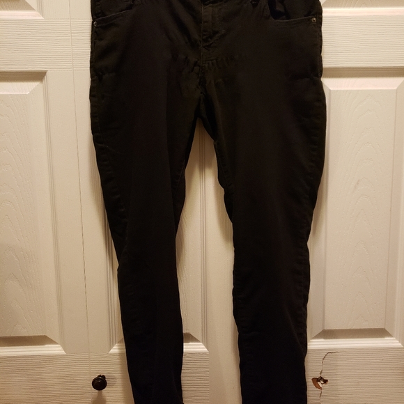 Old Navy Rock Star Jet Black‎ Jeans Size 16 - Picture 1 of 9